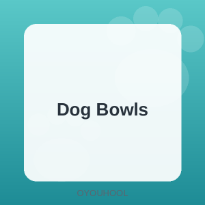 OYOUHOOL Dog Bowls