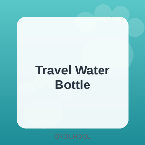 OYOUHOOL Travel Water Bottle