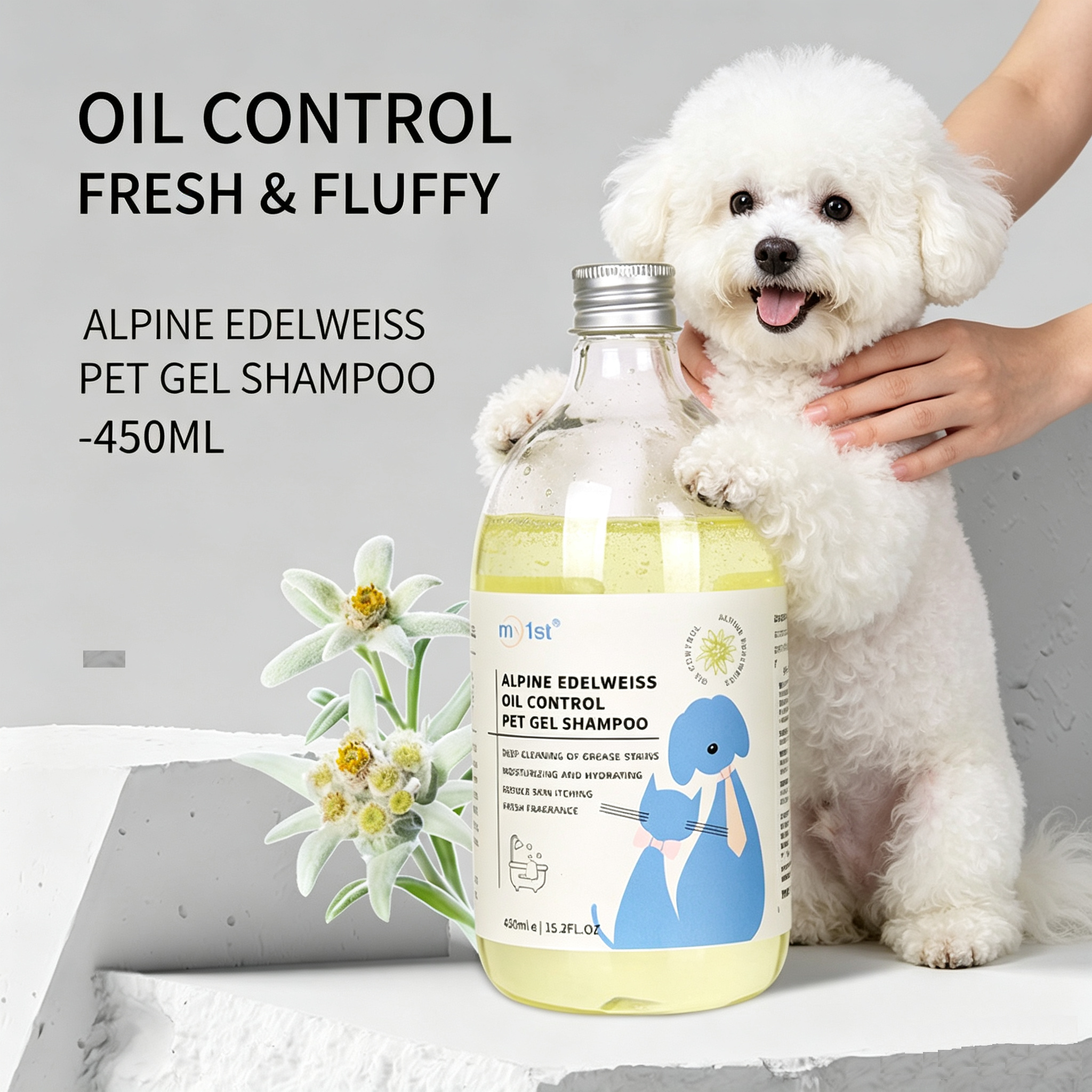 OYOUHOOL Alpine Edelweiss Pet Shampoo