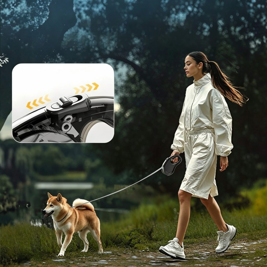 OYOUHOOL Retractable Leash One-Key Braking