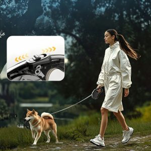 OYOUHOOL Retractable Leash One-Key Braking